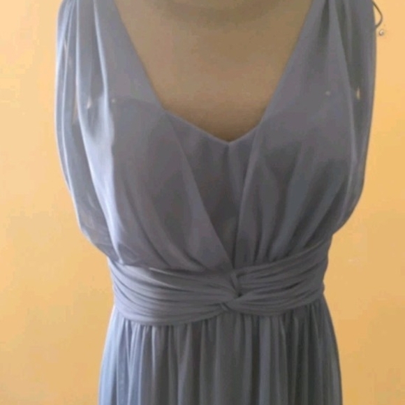 ALFRED SUNG Deep Blue Maxi Dress - Picture 4 of 12